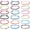 18Pcs Adjustable Woven Anklets Bracelets Bohemian Braided Rope Bracelets Waterproof Bracelet